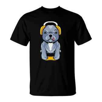 Gaming French Bulldog Lover Funny Gamer Dog Gift Video Game T-Shirt - Seseable
