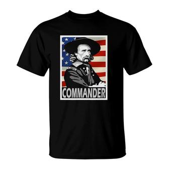George Armstrong Custer Commander Poster Style T-Shirt