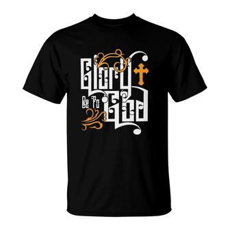 Glory Be To God Love Jesus Christ Christian Faith Classic T-Shirt | Mazezy DE