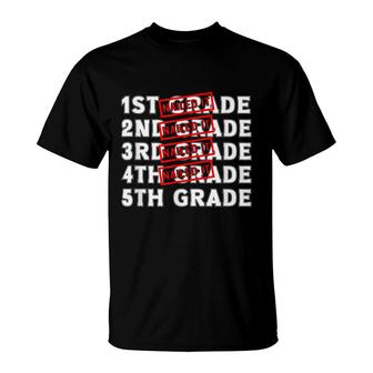 Goodbye 4Th Grade Graduation Hello 5Th Grade Last Day School T-Shirt - Seseable