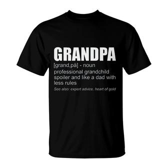 Grandpa Is Professional Denifition 2022 Trend T-Shirt - Seseable