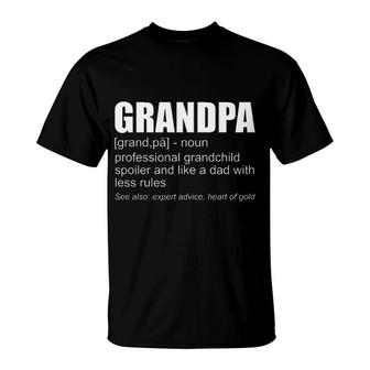 Grandpa Is Professional Grandchild Spoiler 2022 Trend T-Shirt - Seseable