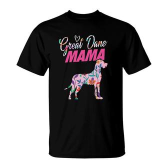 Great Dane Mom Mama Grandma Dog Lover I Great Dane T-Shirt - Seseable