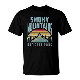 Great Smoky Mountains National Park Tennessee Retro T-Shirt | Mazezy