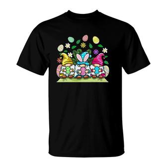 Happy Easter Gnomes Egg Hunting Gift For Men Womens Kids T-Shirt | Mazezy