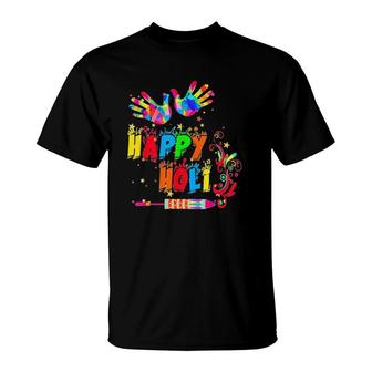 Happy Holi Festival India Hindu Spring 2022 Gift T-Shirt | Mazezy