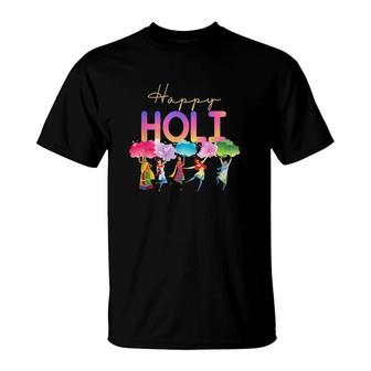 Happy Holi Festival Of Colors Version T-Shirt | Mazezy