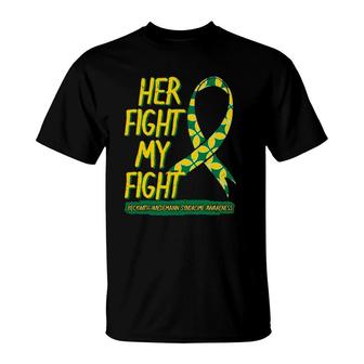 Her Fight Is My Fight Beckwith Wiedemann Syndrome Awareness T-Shirt | Mazezy
