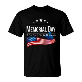 Honor And Remember Memorial Day T-Shirt - Seseable