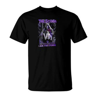 I Am The Storm Grim Reaper Women T-Shirt | Mazezy UK