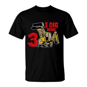 I Did Being 3 Years Old And Congratuations 3Rd Birthday T-Shirt - Seseable