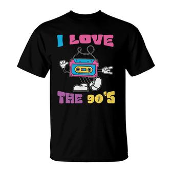 I Love The 80S Cute Mixtape Gift For 80S 90S Styles T-Shirt - Seseable