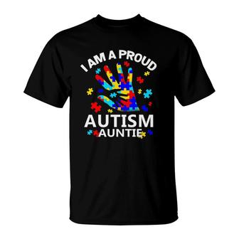 Im A Proud Autism Auntie T-Shirt | Mazezy