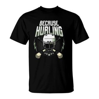 Ireland Hurling Gaelic Gift Irish Stick Sports T-Shirt | Mazezy