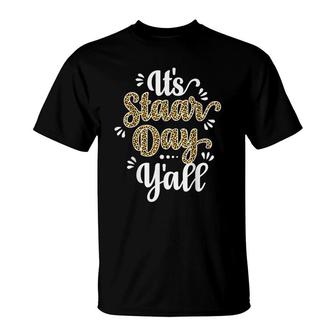 Its Staar Day Yall Test Day Leopard For Teacher Student T-Shirt - Seseable