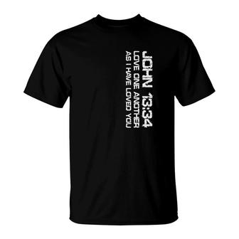 John 1334 Jesus Quote Bible Themed T-Shirt - Monsterry AU