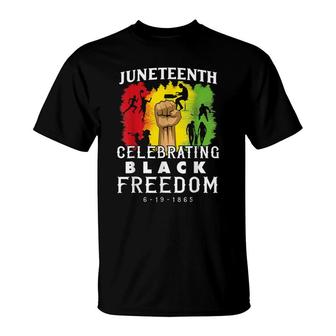 Juneteenth Celebrate Black Freedom 1865 June 19Th V3 T-shirt - Thegiftio UK