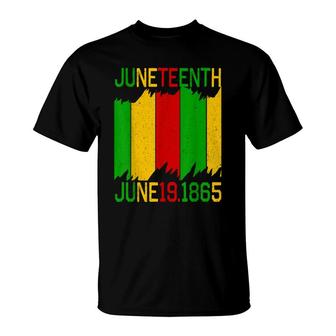 Juneteenth Flag June 19Th 1865 Freedom Day T-shirt - Thegiftio