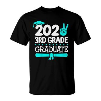 Kids 3Rd Grade Graduation 2022 Peace Out Third Grade Toddler Boy T-Shirt - Seseable