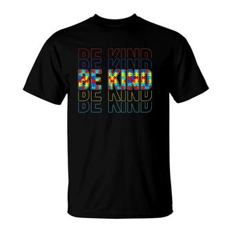 Be Kind Autism Awareness Special Education Autism Teacher T-shirt - Thegiftio UK