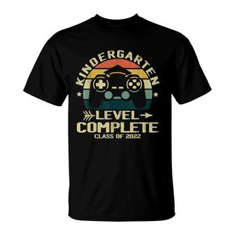 Kindergarten Graduation Level Complete Video Gamer Student T-Shirt - Seseable