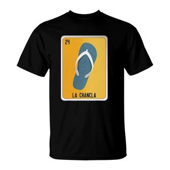 La Chancla Mexican Lottery Bingo Cards T-Shirt | Seseable UK