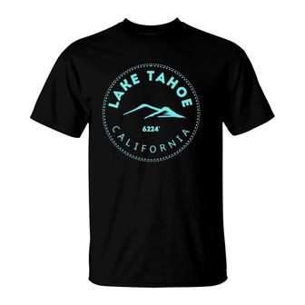 Lake Tahoe California Blue Mountain T-Shirt | Mazezy