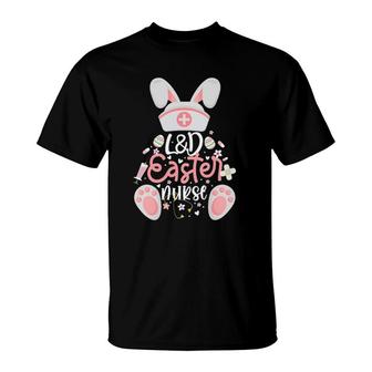 L&D Easter Day Nurse Outfit Bunny Labor And Delivery Easter T-Shirt | Mazezy