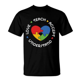 Love Teachers Acceptance Understanding And Great Students T-Shirt - Seseable