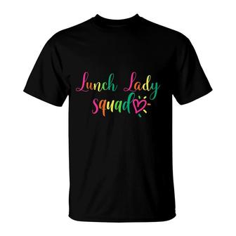 Lunch Lady Squad Cafeteria Crew Matching School Food Staff T-Shirt - Seseable