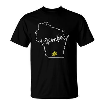 Madison Wisconsin Cheese Funny Wi Home State T-Shirt | Mazezy AU