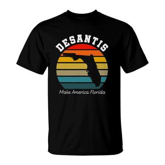 Make America Florida Desantis For President 2024 Ver2 T-Shirt - Seseable