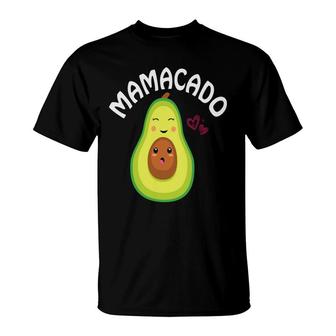 Mamacado Is Smiling With Sonsoncado Funny Avocado T-Shirt - Seseable
