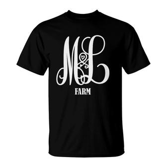 M&L Farm Horse Riding Tee T-Shirt | Mazezy