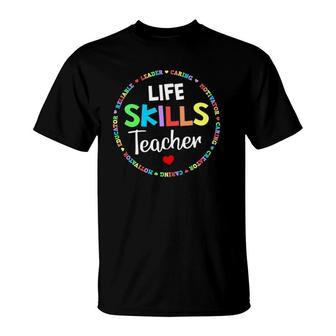 Matching Life Skills Teacher Squad Special Ed Sped Team Crew T-Shirt | Mazezy