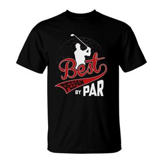 Mens Best Peepaw By Par Golf Lover Sports Funny Fathers Day Gifts T-Shirt - Seseable