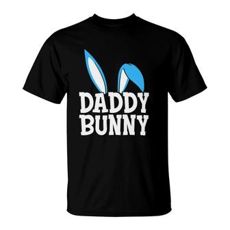 Mens Daddy Bunny Cute Easter Costume Dad Family Matching T-Shirt - Seseable