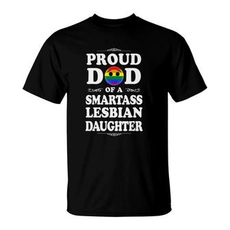 Mens Emojicon Proud Dad Fathers Day Gay Pride Gift Tee T-Shirt - Seseable