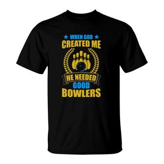 Mens I Am The Best Bowler Funny Bowling T-Shirt | Mazezy