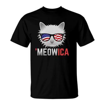 Meowica Cats Fourth Of July 4Th T-shirt - Thegiftio UK