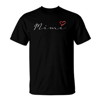 Mimi Grandma Grandmother Cute Mimi T-Shirt | Mazezy