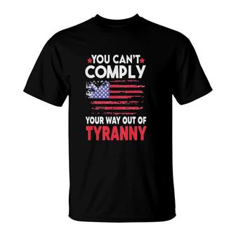 You Can Not Comply Attractive 2022 T-shirt - Thegiftio