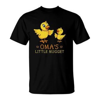 Oma Little Nugget Chick Deutschland Germany Grandma Dutch T-Shirt | Mazezy