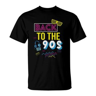 Party Back To The 90S Music Dancing 80S 90S Style Gifts T-Shirt - Seseable