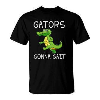 Physical Therapy Physiotherapy Therapist Alligator Gait Gift T-Shirt | Mazezy