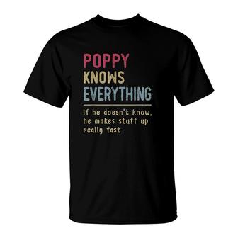 Poppy Know Everything T-Shirt - Monsterry UK