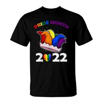 Pride Month 2022 Lgbt-Q Jester Hat Rainbow Flag Gay Pride T-shirt - Thegiftio