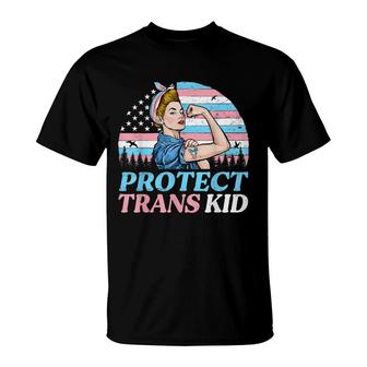 Protect Trans Kids Lgbt Support Transgender Lgbt Pride T-Shirt - Seseable