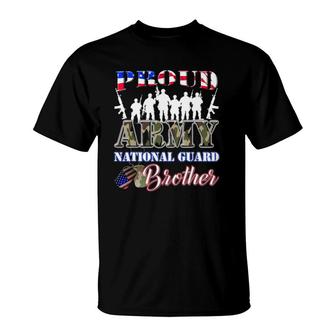 Proud Army National Guard Brother Tee Us Military T-shirt - Thegiftio UK