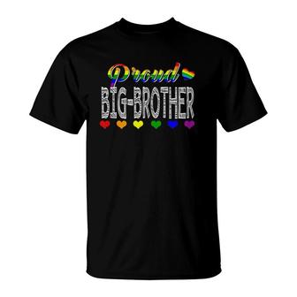 Proud Big-Brother Lgbt Gay Pride Month Lgbt T-Shirt - Seseable